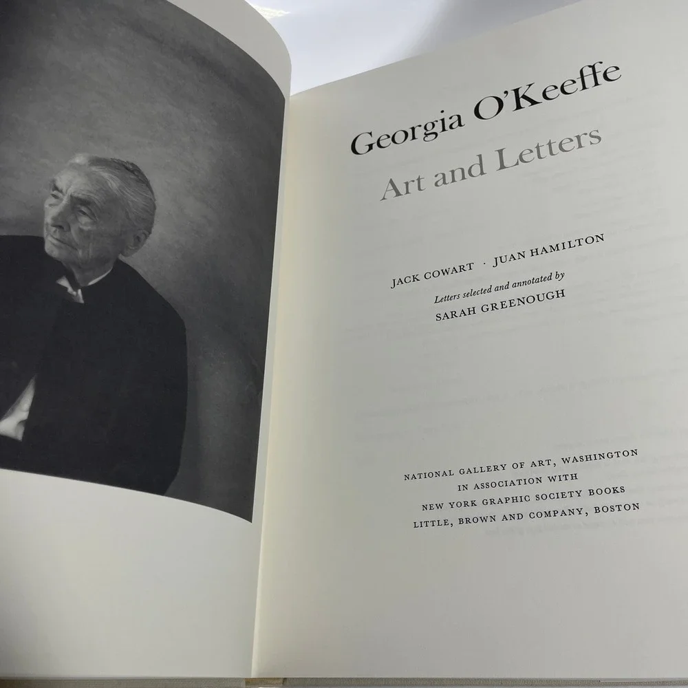 Georgia O'Keeffe Art and Letters Hardcover Book 1987 First Edition Cowart